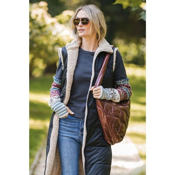 Free People Movement Surplus Shine Carryall Bag Purse Nutshell Brown NWT New - Picture 5 of 9